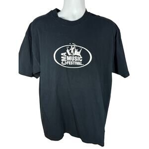 VINTAGE 2004 Nashville Country Music Festival Shirt — XL Black
